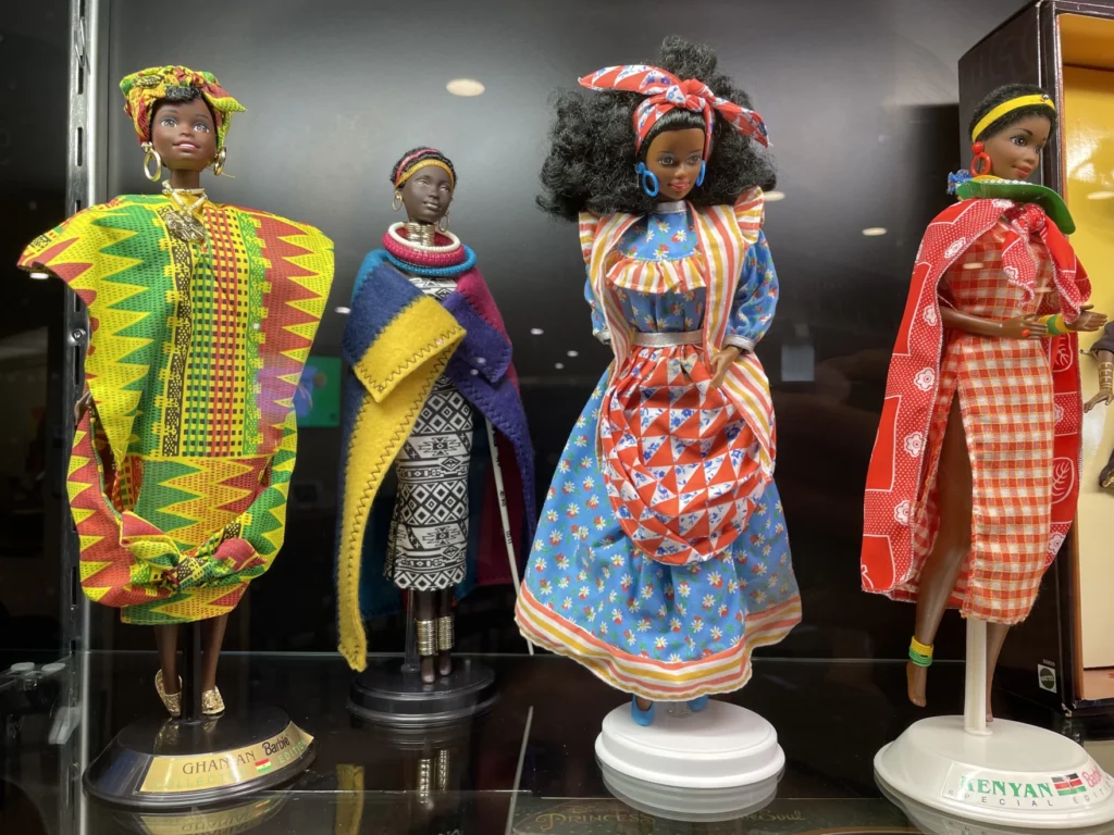 black doll exhibit